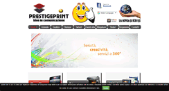 Desktop Screenshot of prestigeprint.it
